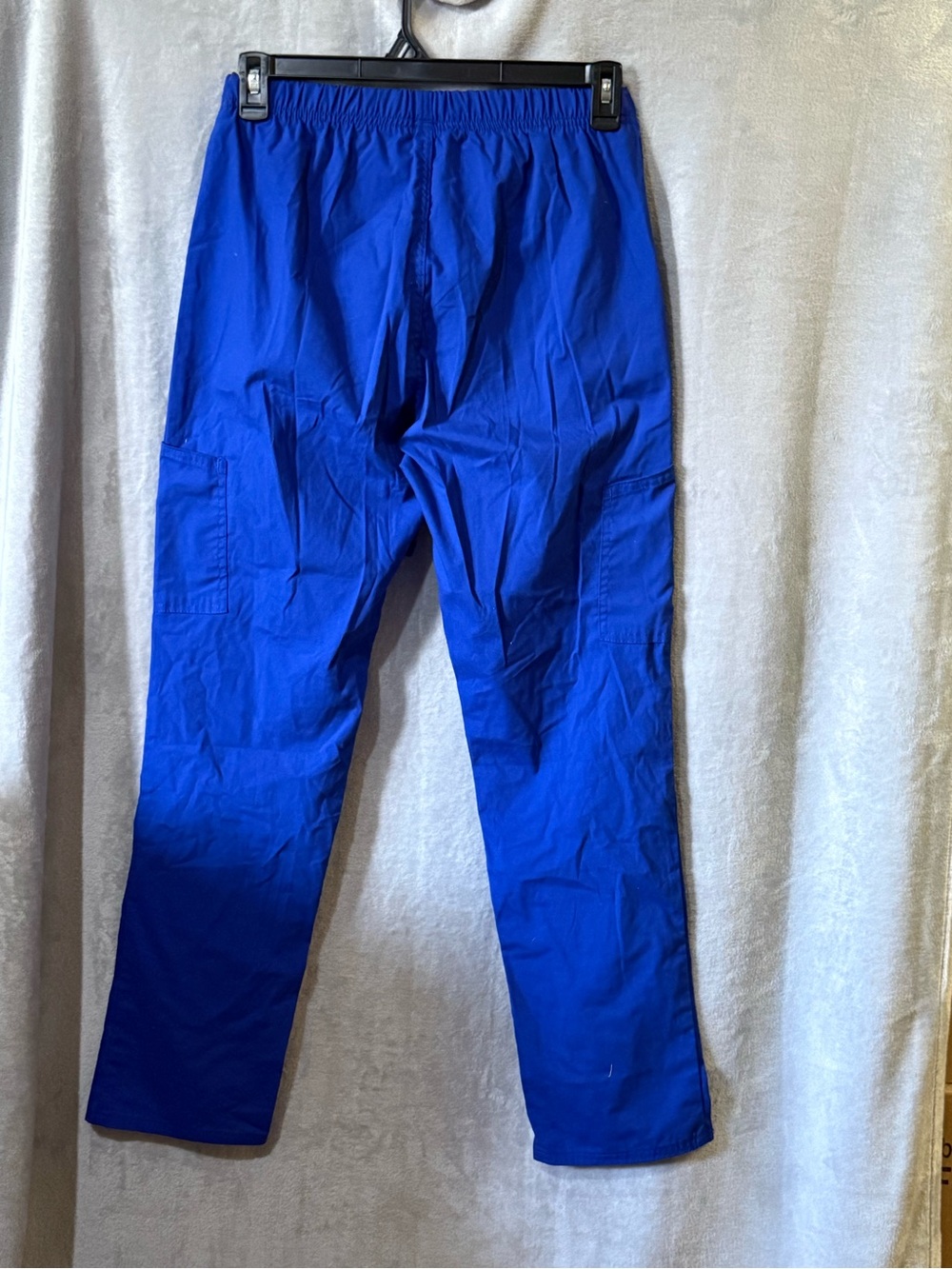 Scrubstar Royal Blue Elastic-Waist Cargo Scrub Pants